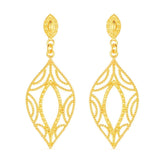 Brinco Ouro 24K Folha de Gala – Bellorie