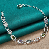 Pulseira de Cristais Colors de Prata | BELLORIE
