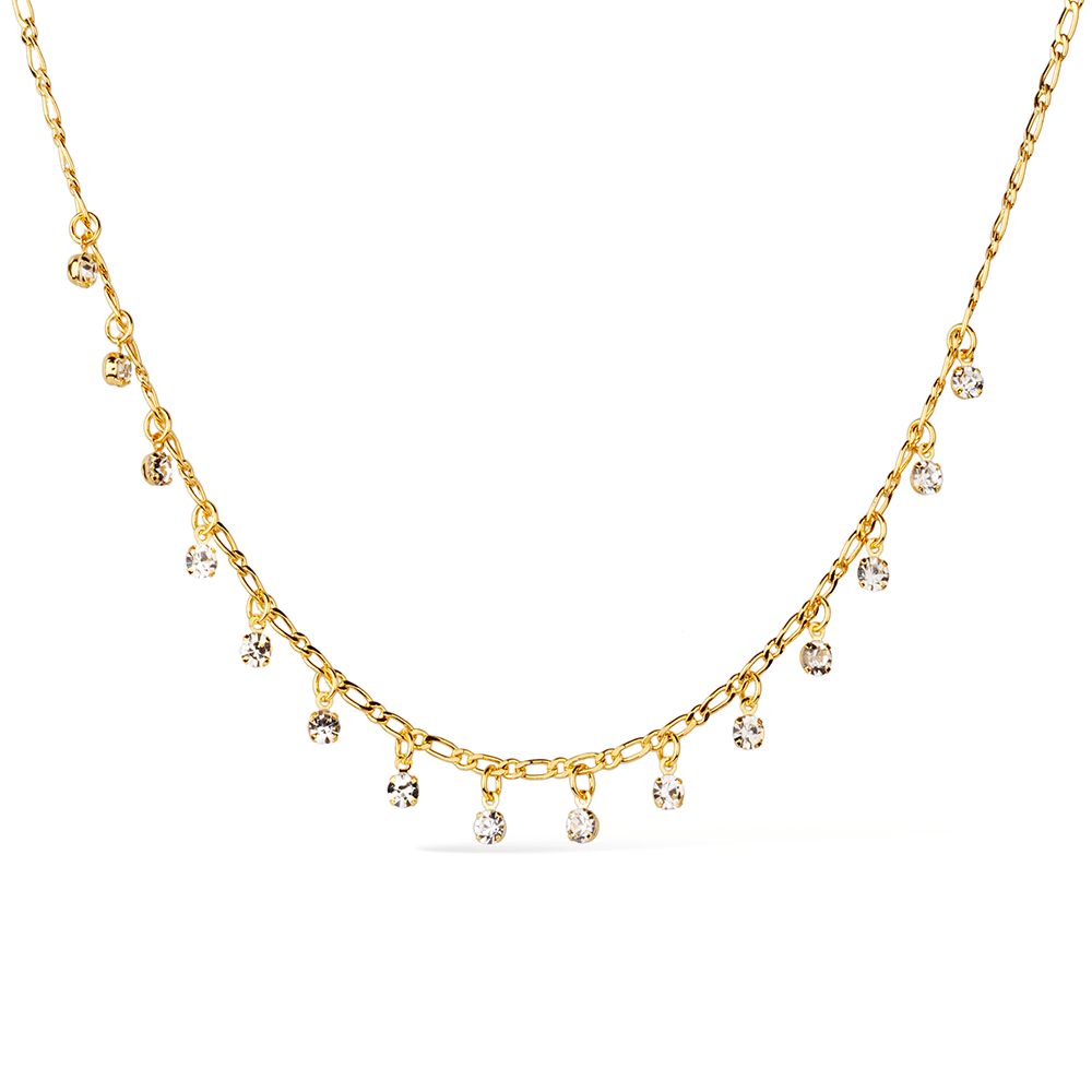 Choker Ouro 24K Pontos de Luz – Bellorie