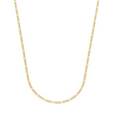 Correntinha Masculina em Ouro 24K Elo 3 por 1 – 3mm – Bellorie