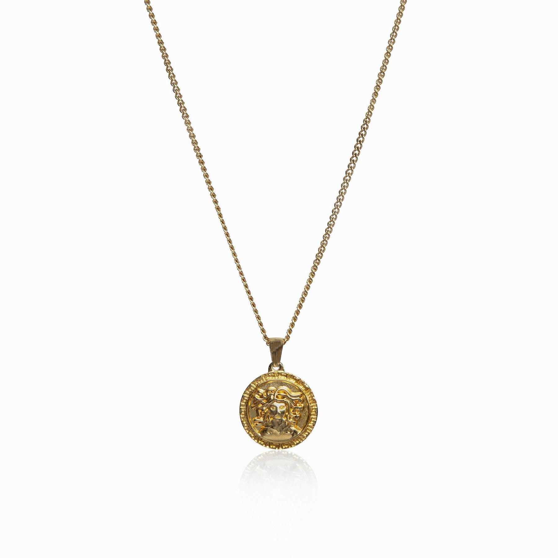 Colar com Pingente Medusa Banhado Ouro 18K | BELLORIE