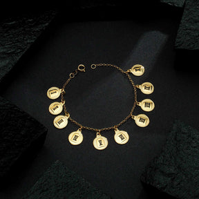 Pulseira em Ouro 24K 10 Mandamentos – Bellorie
