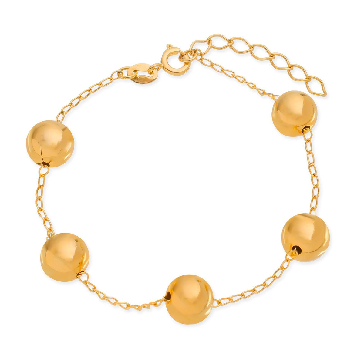 Pulseira em Ouro 24K de Bolas Grandes – Bellorie