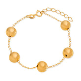 Pulseira em Ouro 24K de Bolas Grandes – Bellorie