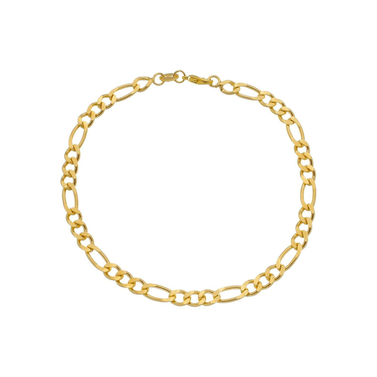 Pulseira Masculina em Ouro 24K Elo 3 por 1 – 5mm – Bellorie