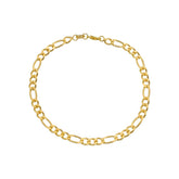 Pulseira Masculina em Ouro 24K Elo 3 por 1 – 5mm – Bellorie