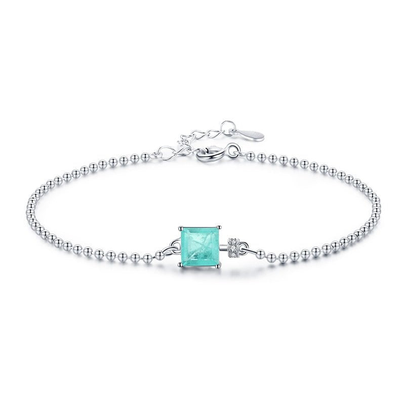 Pulseira Prata Turmalina Paraíba | BELLORIE