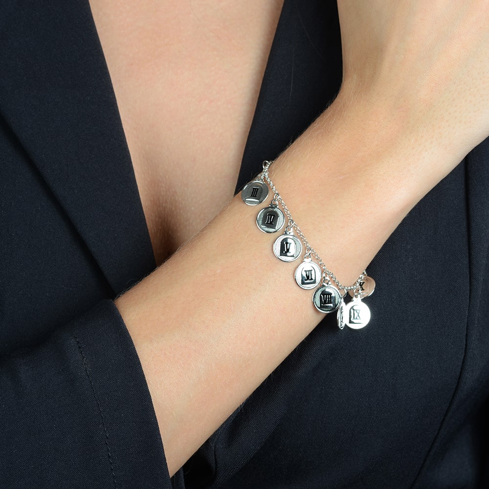 Pulseira em Ouro Branco 10 Mandamentos – Bellorie