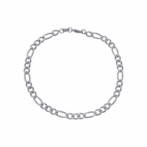 Pulseira Masculina em Ouro Branco Elo 3 por 1 – 5mm – Bellorie