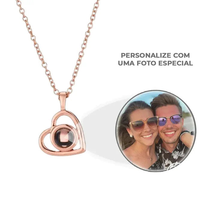 Colar Personalizado com Foto Amor Eterno - Bellorie